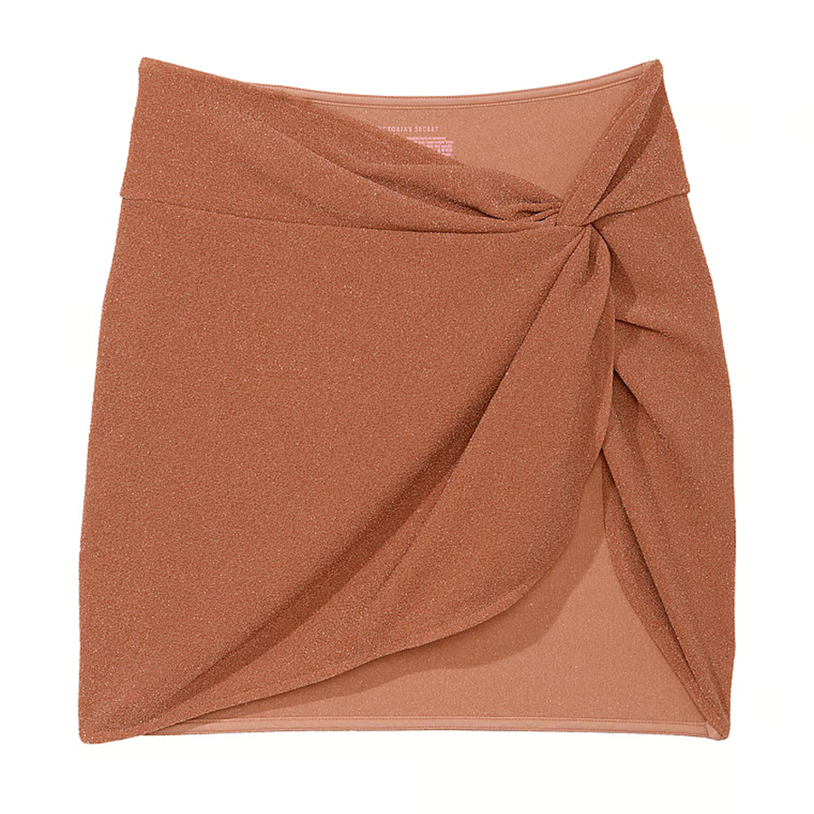 Накидка Victoria's Secret Swim Mini Sarong Coverup Lurex, коричневый