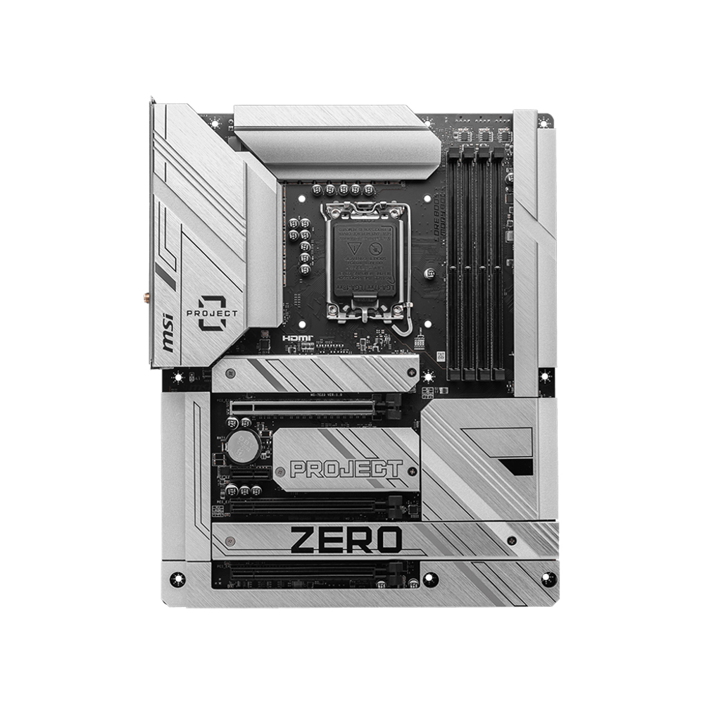цена Материнская плата MSI Z790 Project Zero, LGA 1700, DDR5, WIFI