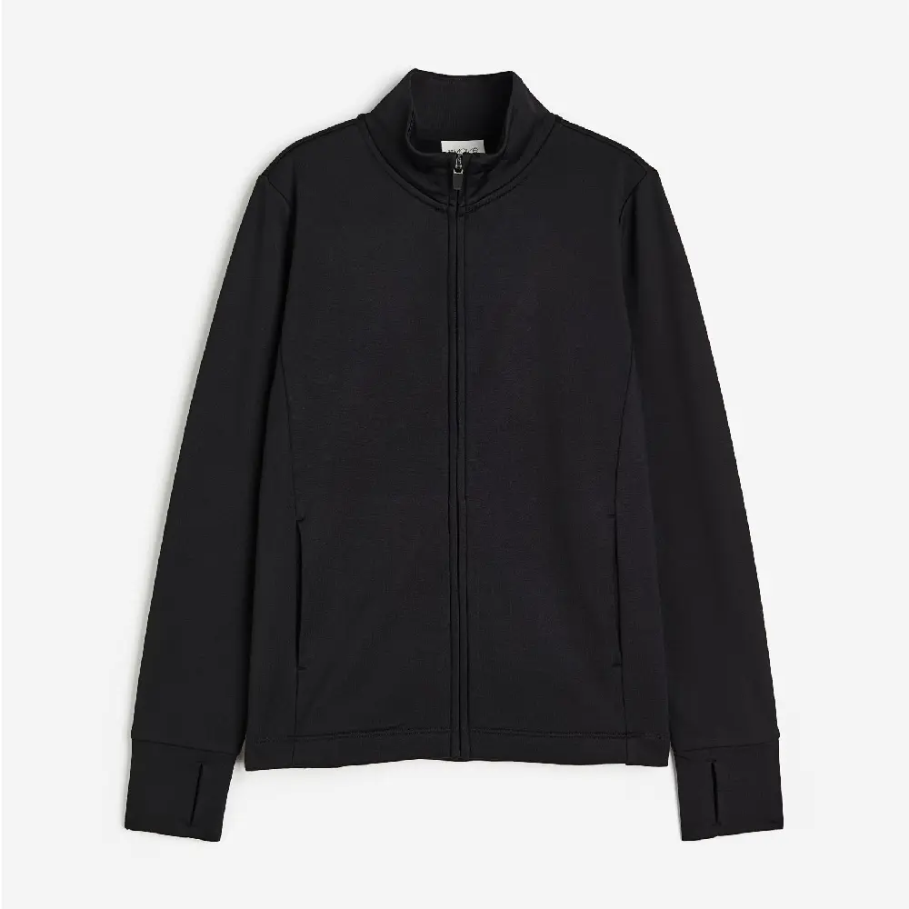 

Толстовка H&M Kids DryMove Activewear, черный