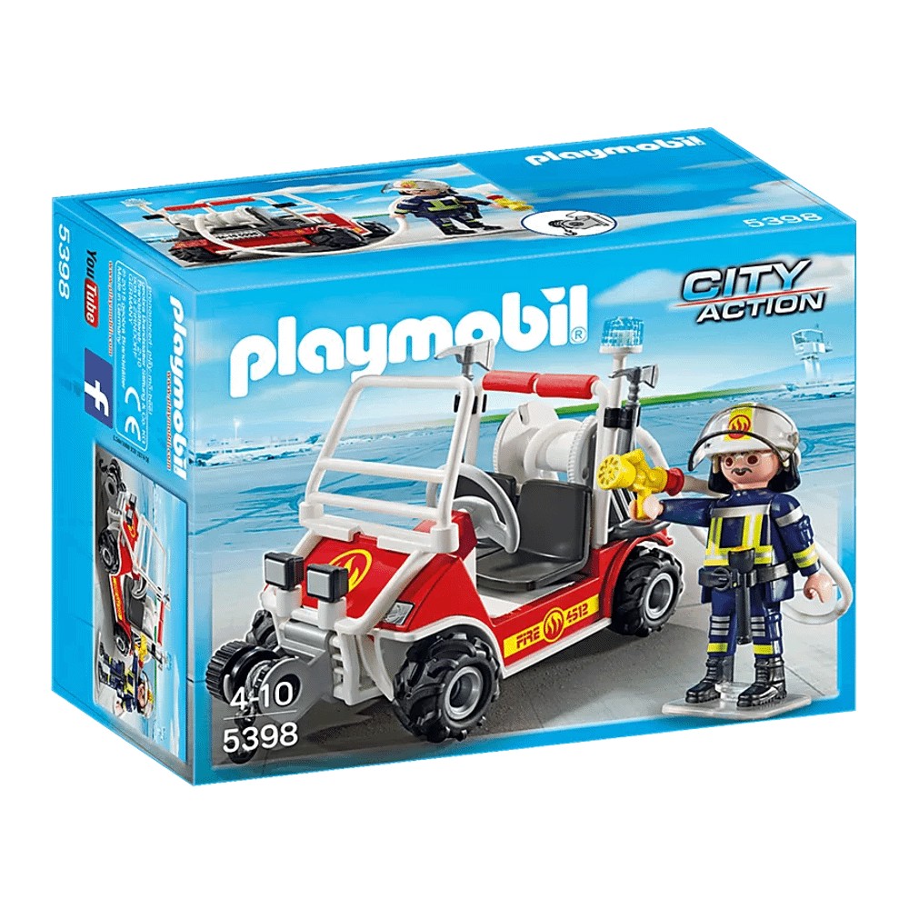 Конструктор Playmobil 5398 Пожарный квадроцикл конструктор пожарный квадроцикл 58 деталей