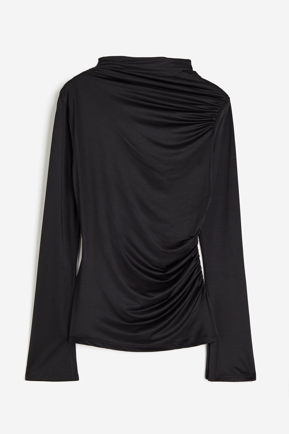 

Топ H&M Draped Jersey, черный