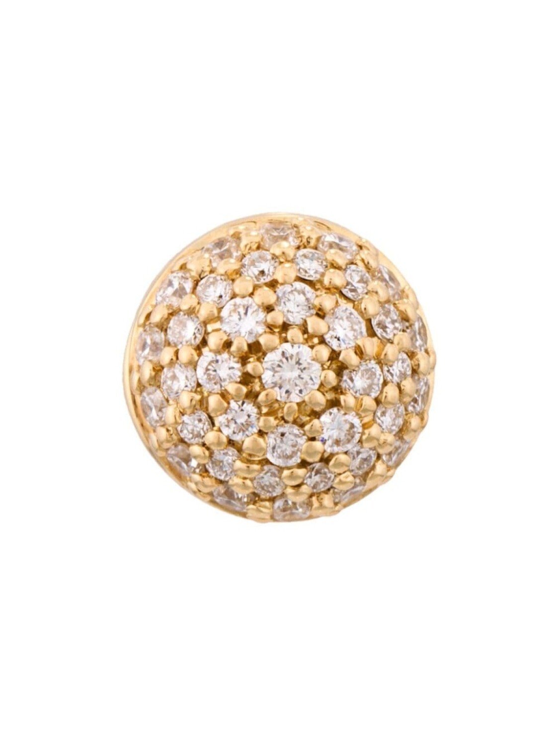 

Серьга Black Caviar из желтого золота с бриллиантами ALINKA, металлик