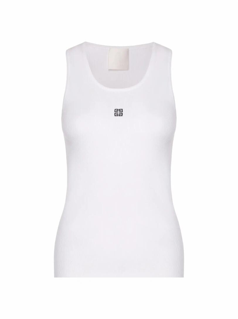

Хлопковый топ с логотипом Givenchy