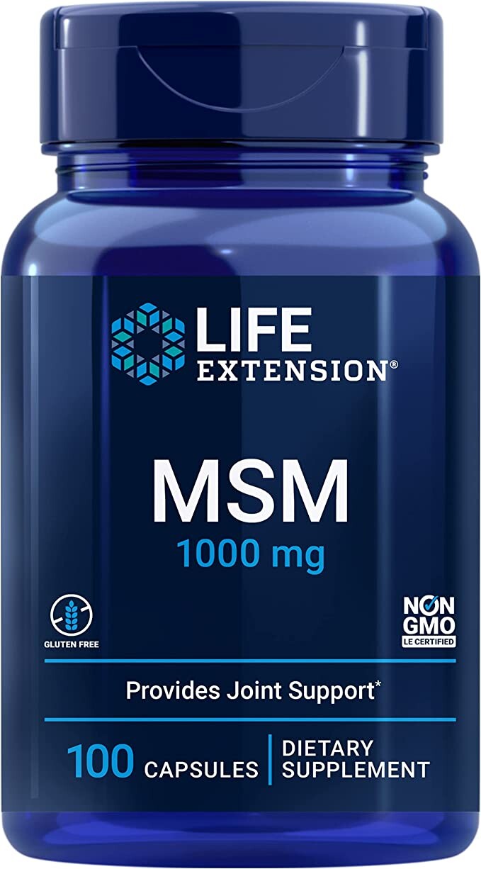 

Добавка МСМ Life Extension, 100 капсул