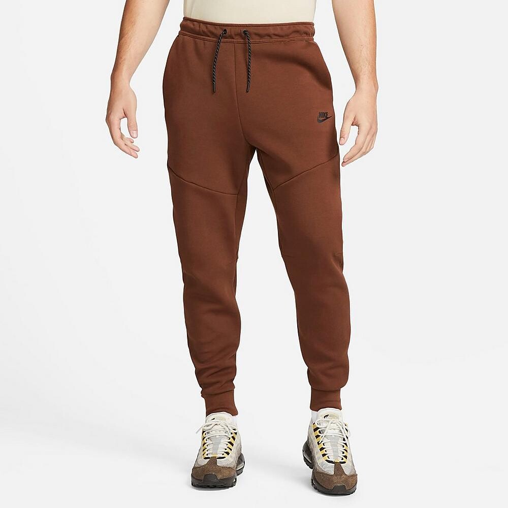 

Брюки-джоггеры Nike Tech Fleece Taped, коричневый