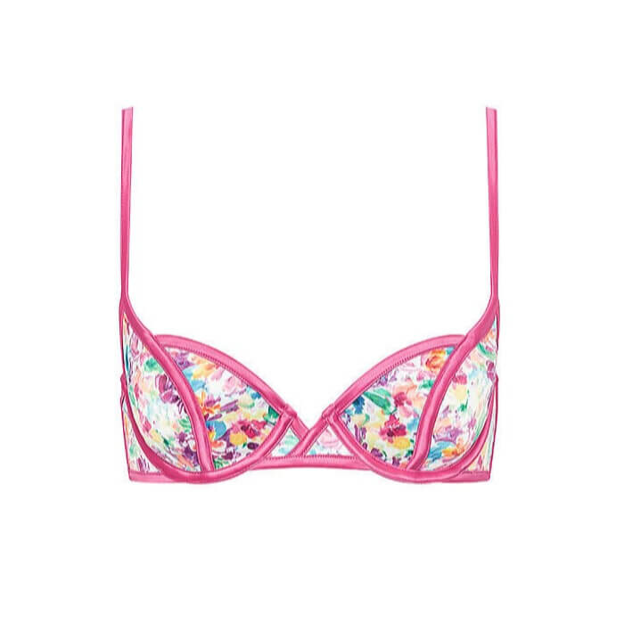 

Акварельный бюстгальтер For Love & Lemons Floral, мультиколор