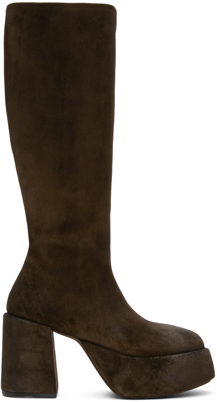 

Ботинки SSENSE Exclusive Brown Tacplat Marsèll
