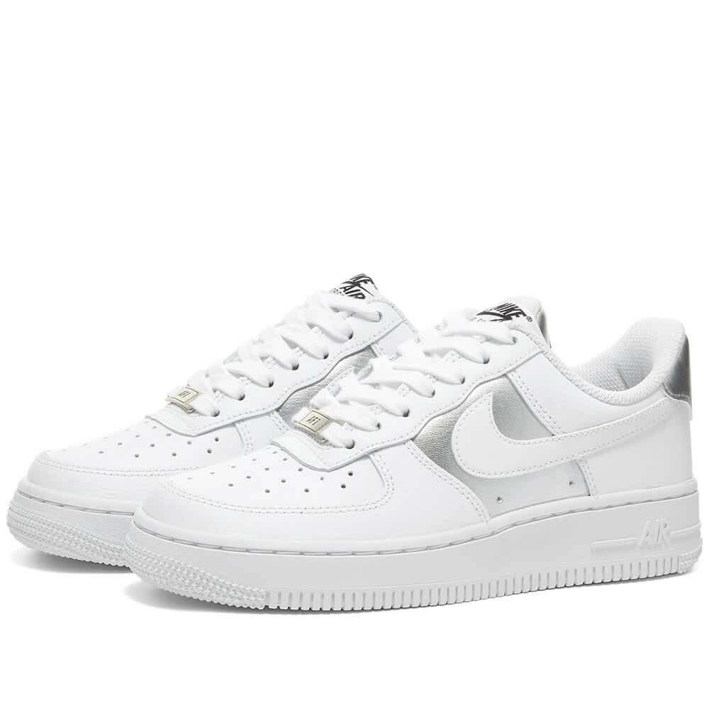 

Кроссовки Nike Air Force 1, бело-серебристый