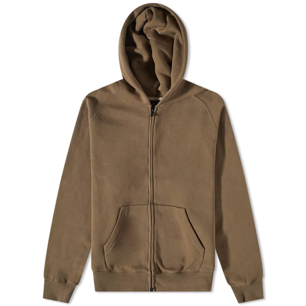 

Толстовка Fear of God ESSENTIALS Kids Logo Zip Hoody, Коричневый