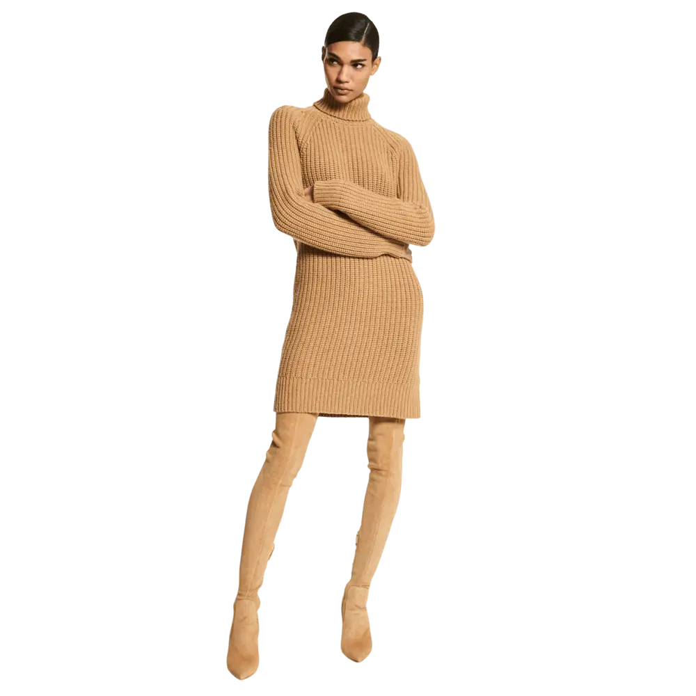 

Платье Michael Kors Cashmere Turtleneck, коричневый