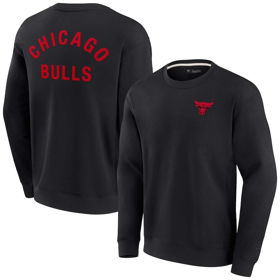 

Толстовка Fanatics Signature Chicago Bulls, черный