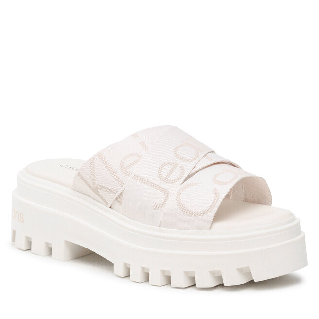 

Шлепанцы Calvin Klein Jeans ToothyCombat Sandal, белый