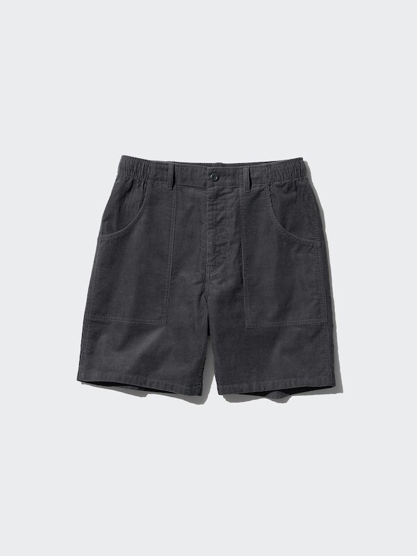 

Вельветовые шорты Uniqlo, серый