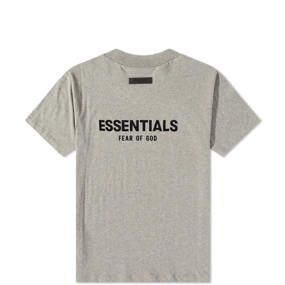 

Футболка FEAR OF GOD ESSENTIALS Kids Logo Tee, Серый