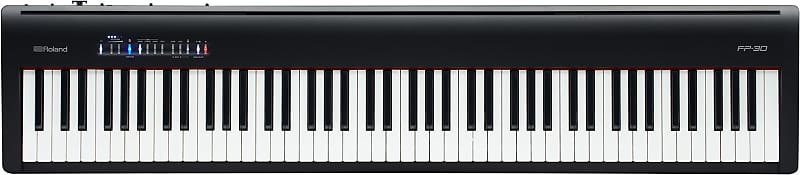 Цифровое пианино Roland FP-30 — черное FP-30-BK цифровое пианино с аксессуарами roland fp 10 bk bundle 2