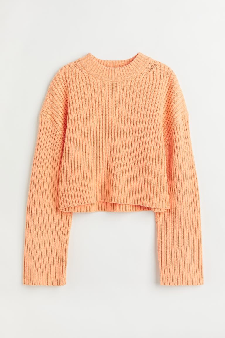 

Полосатый свитер H&M, апельсин