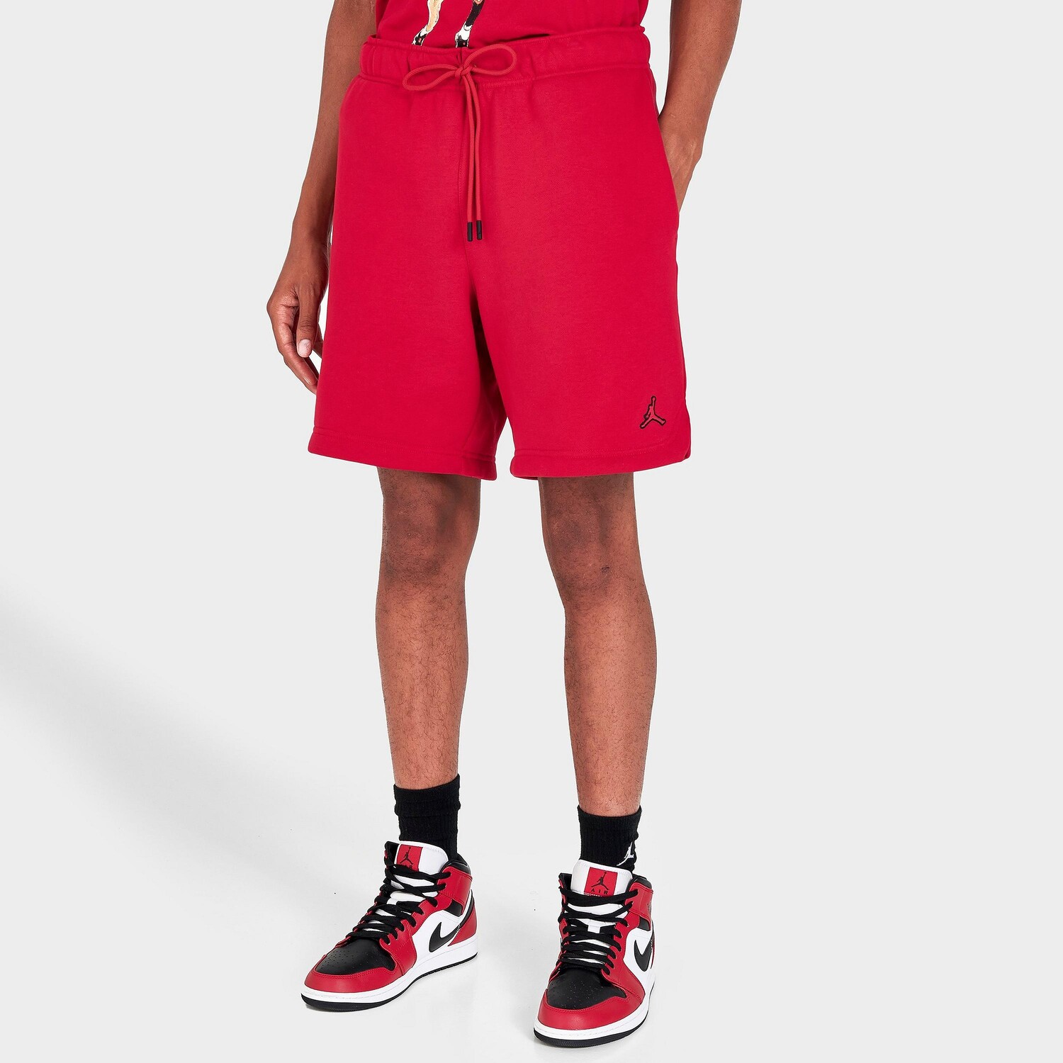 

Мужские флисовые шорты Jordan Essentials из ткани френч терри, красный