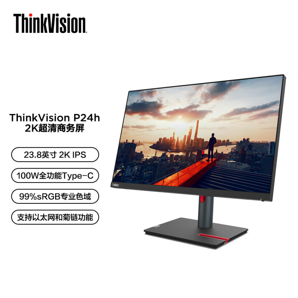 

Монитор Lenovo ThinkVision P24h-30 23,8" IPS 2K