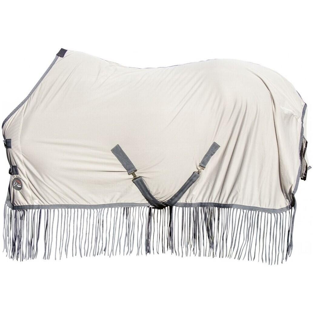 

Попона HKM Fringes антимоскитная, серый