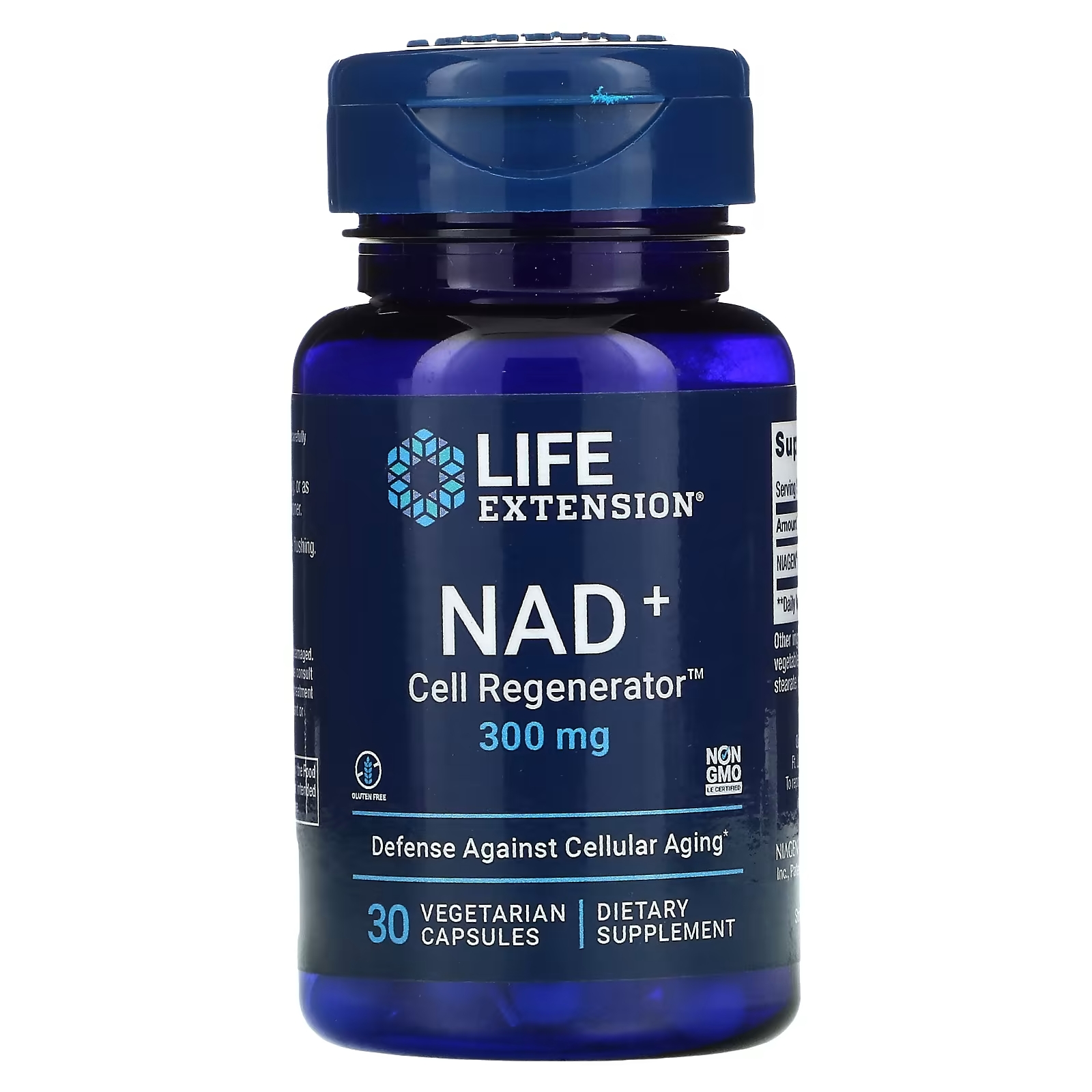 Регенератор NAD и Клеток Life Extension, 30 вегетарианских капсул