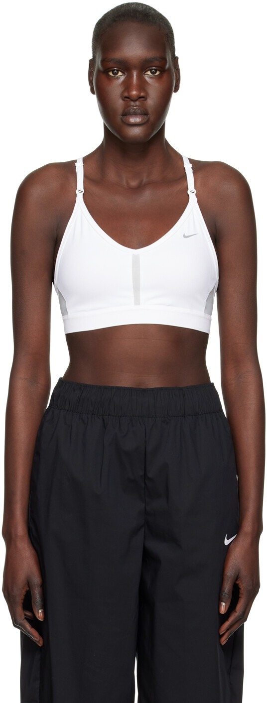 

Белый - Спортивное бра Indy Dri-FIT Nike