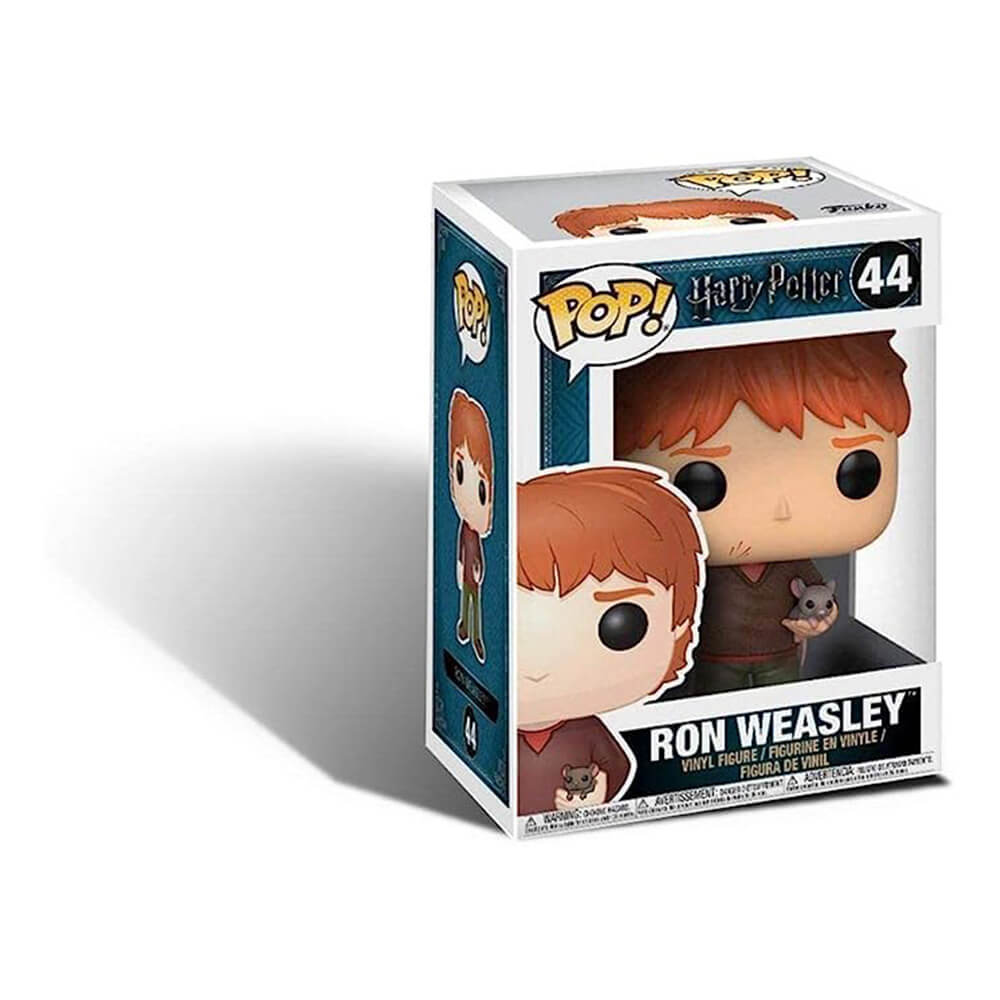 Фигурка Funko POP! Movies: Harry Potter-Ron Weasley with Scabbers Toy фигурка funko pop harry potter – ron weasley 9 5 см