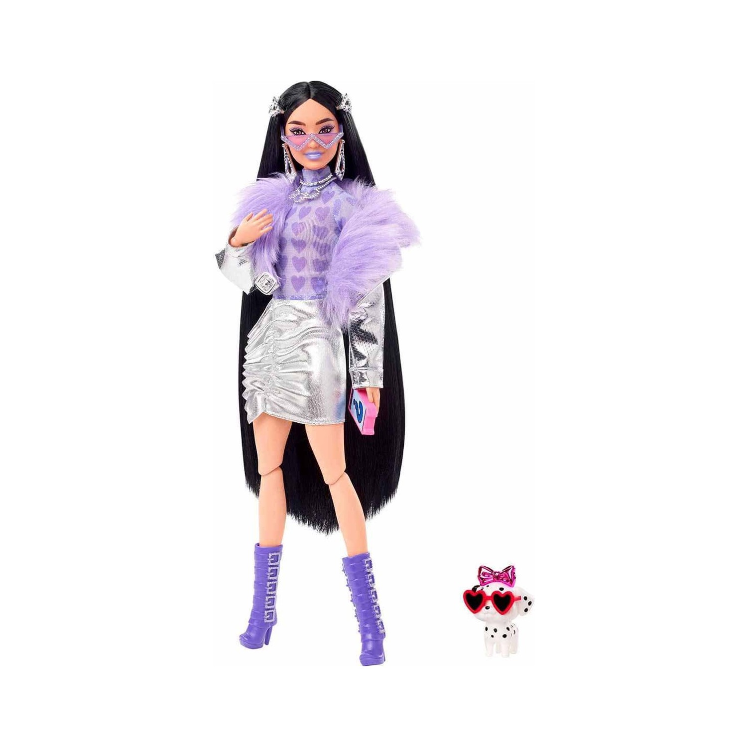 Кукла Barbie № 15 и щенок с регулируемыми гибкими суставами