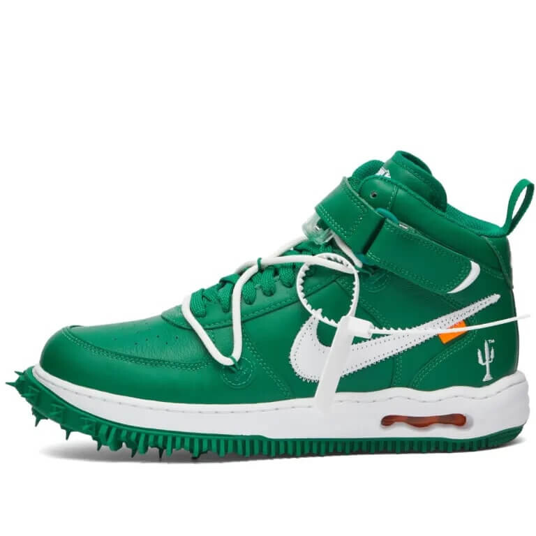 

Кроссовки Nike x Off-White Air Force 1 Mid, зеленый/белый