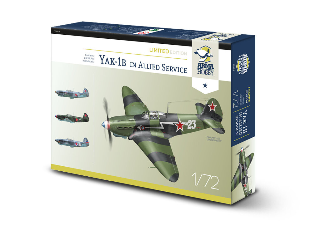

70029 Истребитель союзников Як-1Б (ограниченная серия) Arma Hobby