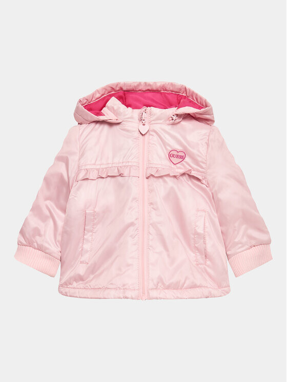 

Переходная куртка стандартного кроя Guess, розовый