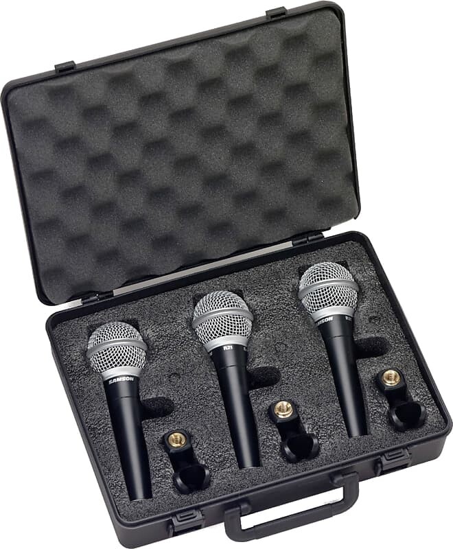

Динамический микрофон Samson R21 Cardioid Dynamic Vocal/Presentation Microphone (3 Pack)