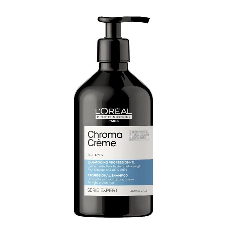 

L'Oréal Professionnel Chroma Creme Ash Blue освежающий шампунь для средне-русых и русых волос - голубой, 500 мл