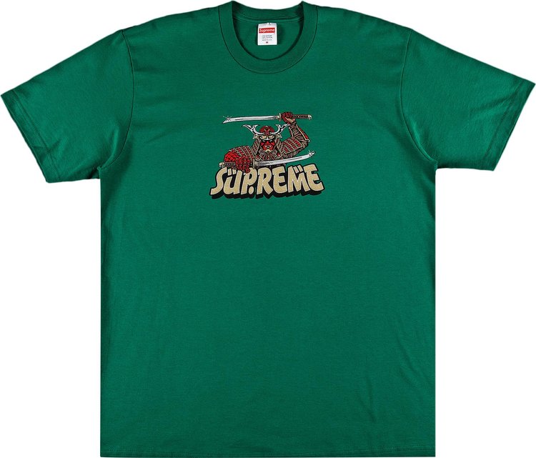 Футболка Supreme Samurai Tee 'Light Pine', зеленый футболка supreme manhattan tee light pine зеленый