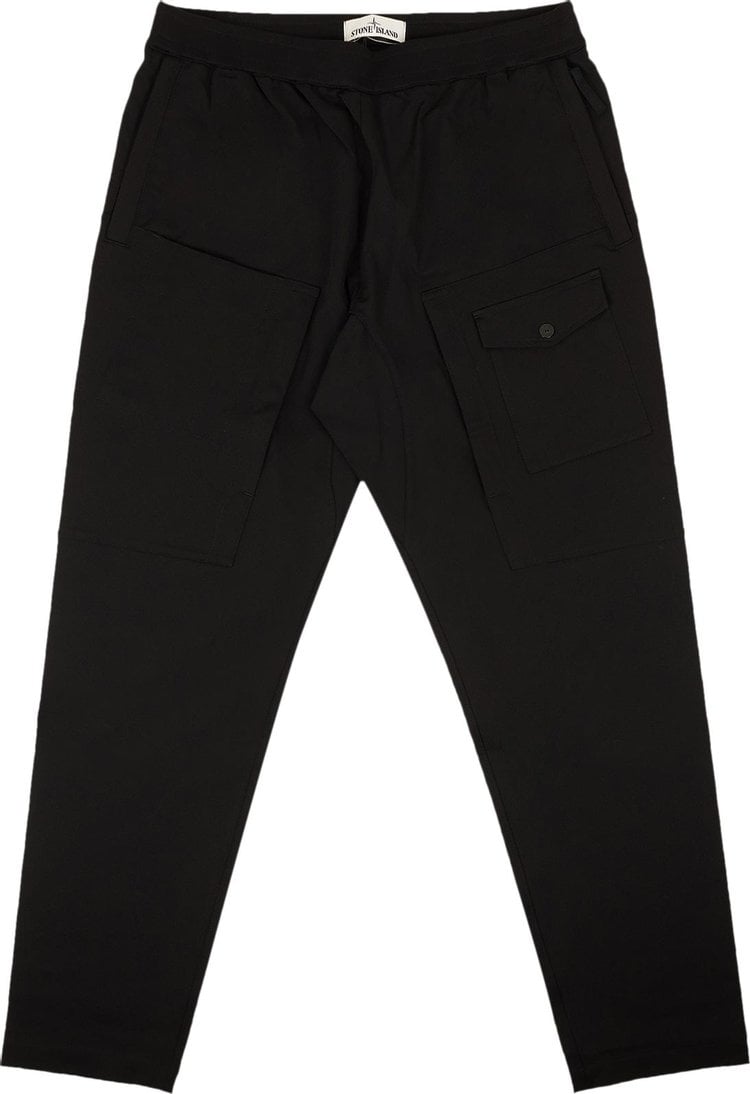 Брюки Stone Island Marina Cargo Pants 'Black', черный - фото