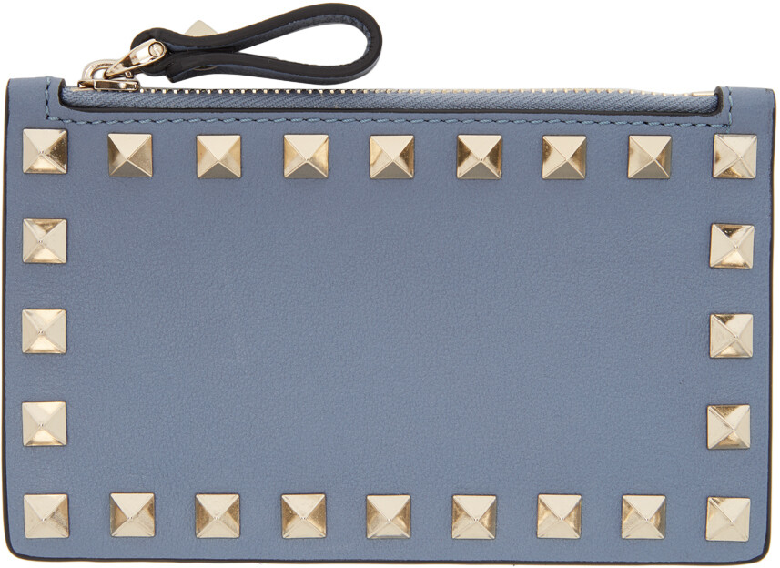 

Синий клатч для монет Valentino Garavani Rockstud