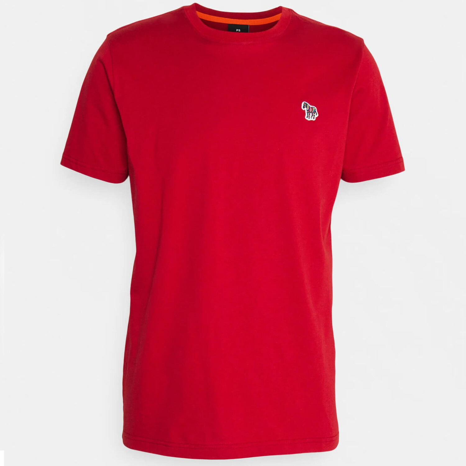 

Базовая футболка PS Paul Smith Zebra Badge Slim Fit, красный