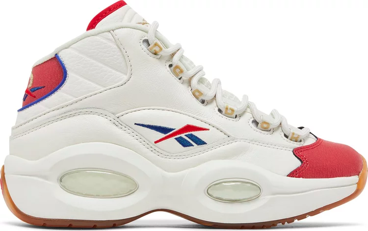 Кроссовки question mid 'philadelphia 76ers' Reebok, белый - фото