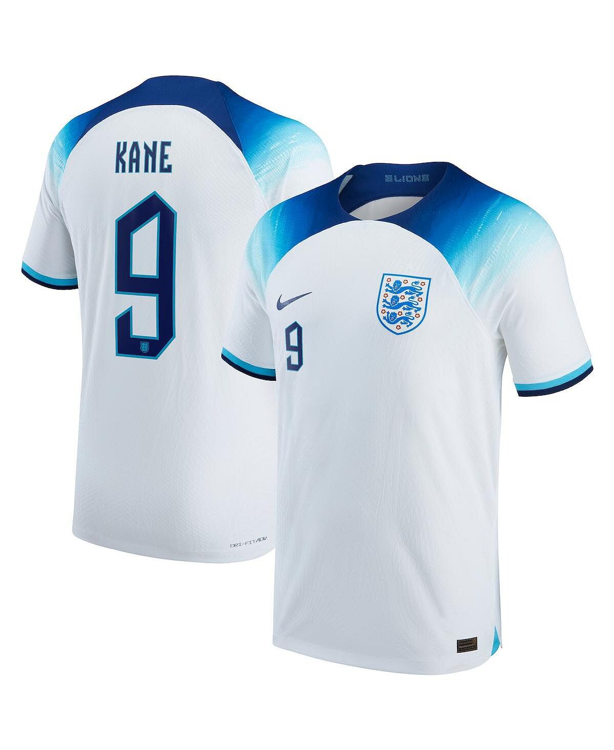 

Мужская футболка harry kane white england national team 2022/23 away vapor match authentic player jersey Nike, белый