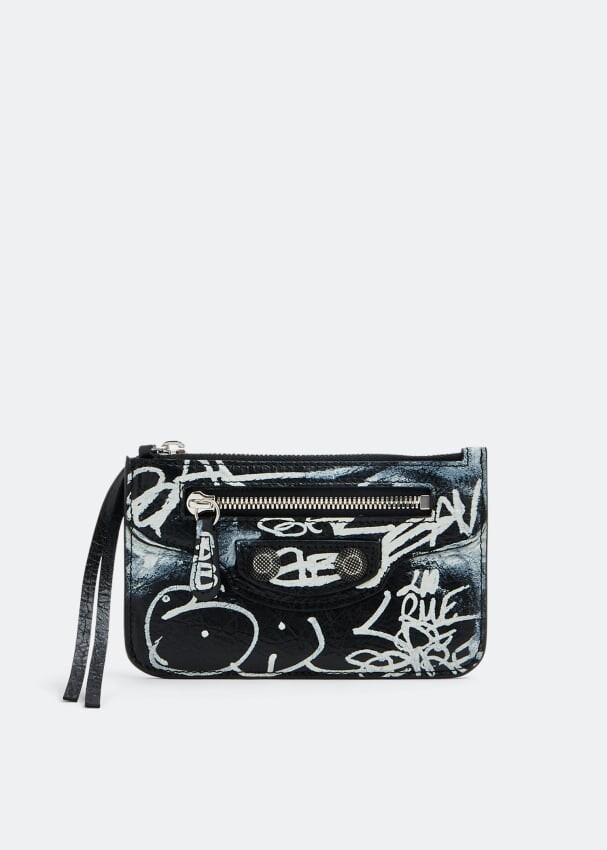 

Картхолдер BALENCIAGA Le Cagole long coin and card holder, черный