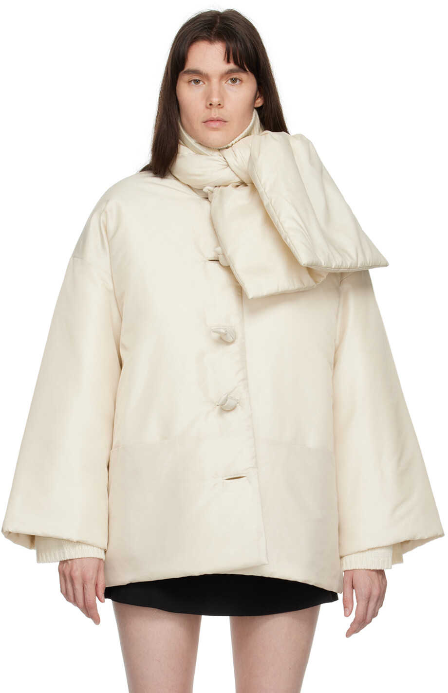 

Утепленная куртка-шарф Off-White Totême