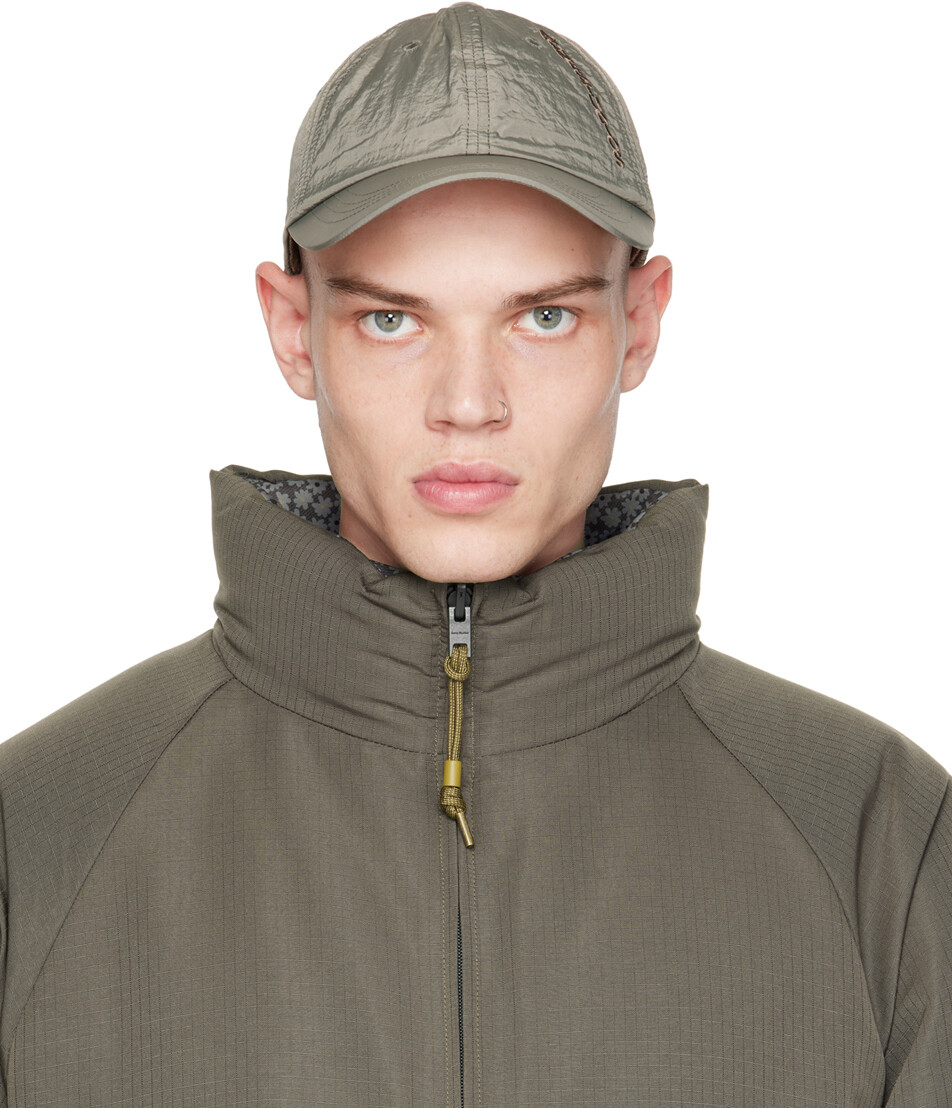 

Серая кепка с вышивкой Acne Studios