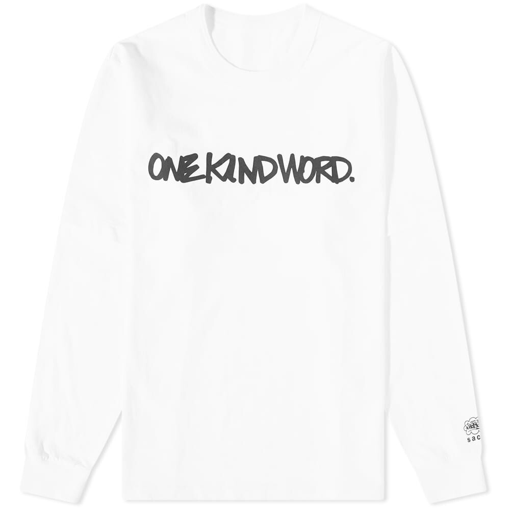 

Футболка Sacai x Eric Haze Long Sleeve One Kind Word Tee