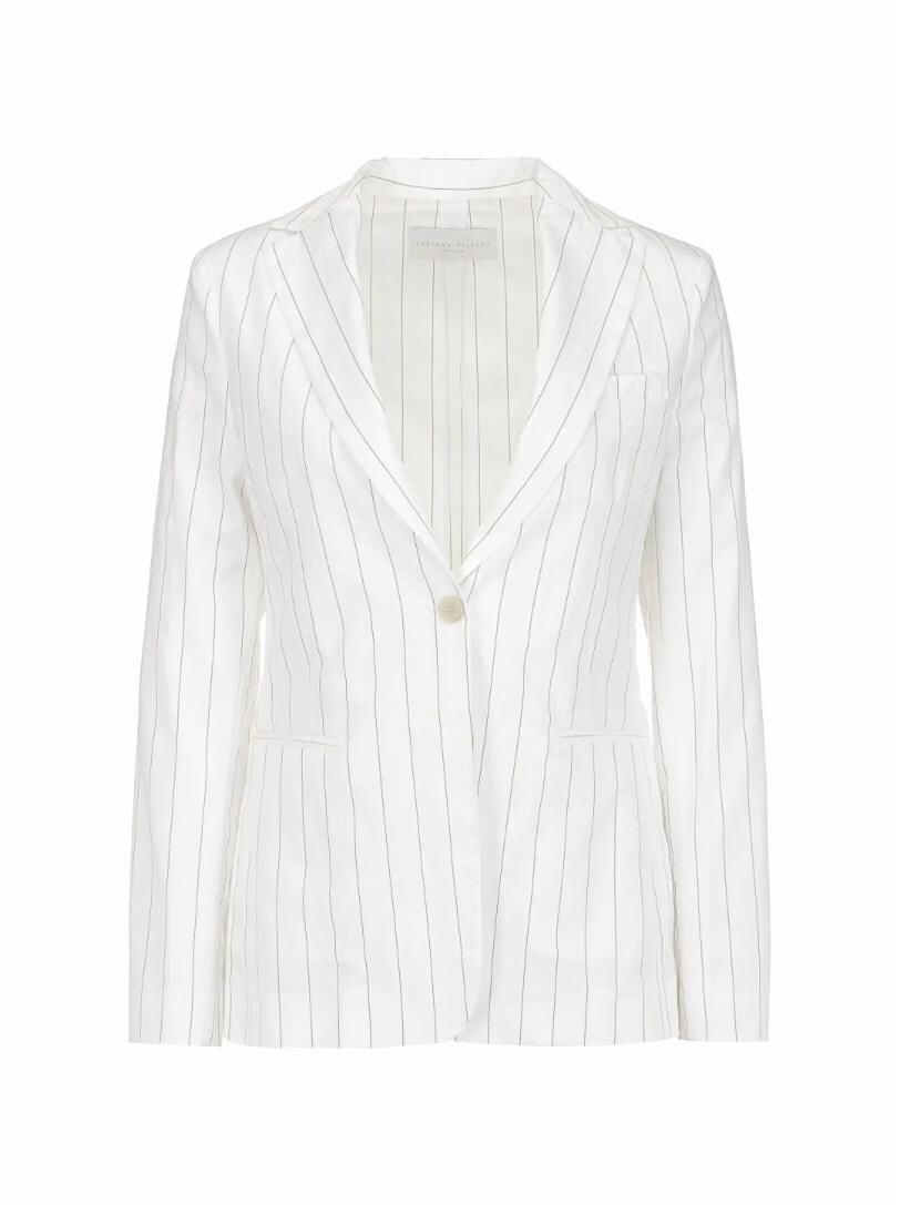

Однобортный жакет в полоску Fabiana Filippi White Label