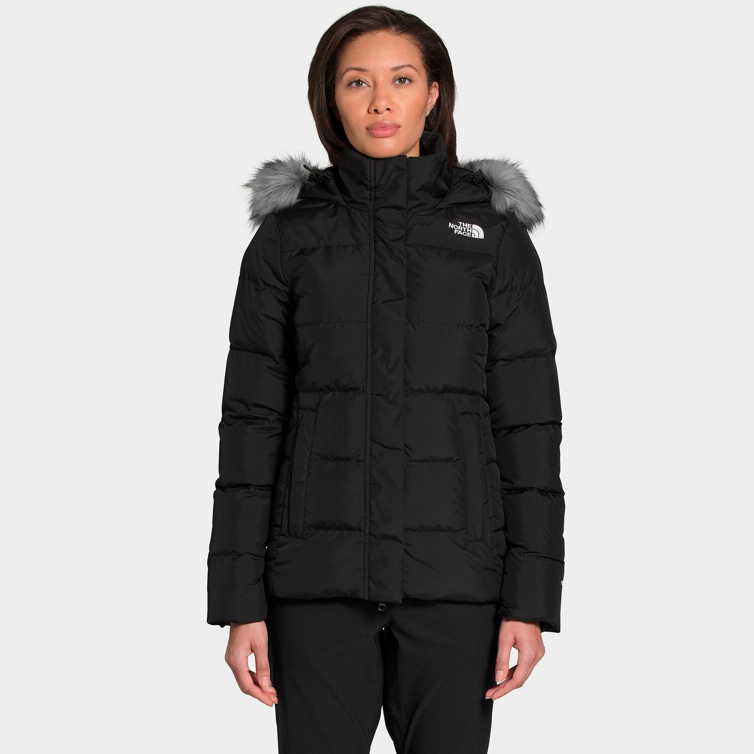 

Женская куртка The North Face Gotham с молнией во всю длину, черный