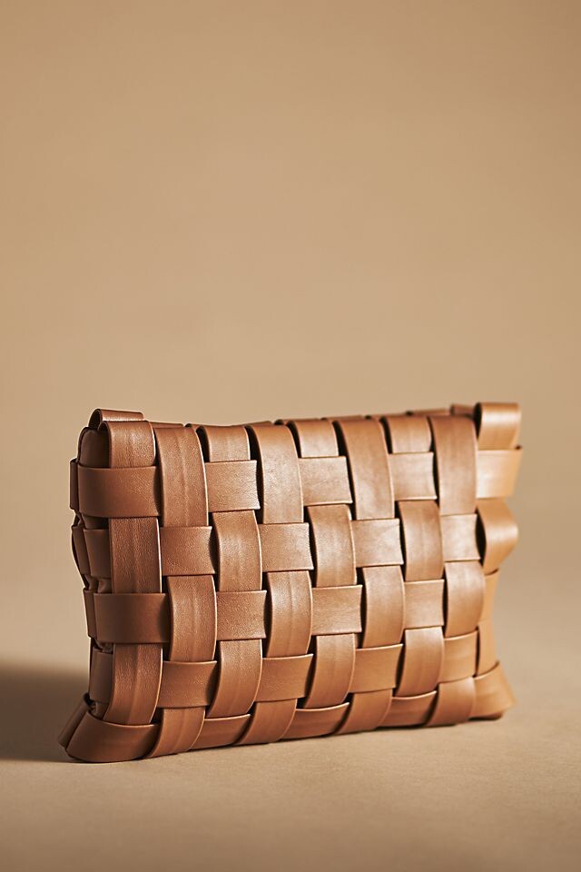 

Клатч плетеный Lindy Anthropologie, светло-песочный