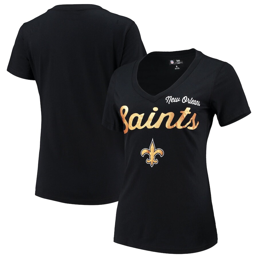 

Футболка с коротким рукавом G-III 4Her by Carl Banks New Orleans Saints, черный