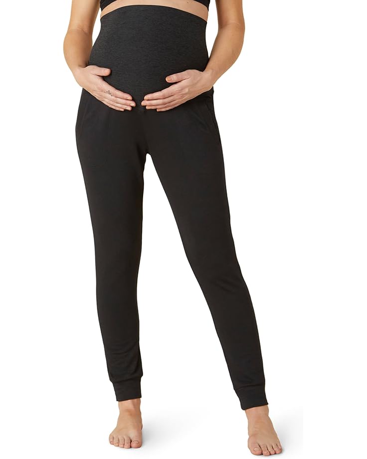 Спортивные брюки Beyond Yoga Cozy Fleece Hold Me Close Maternity Weekend, черный
