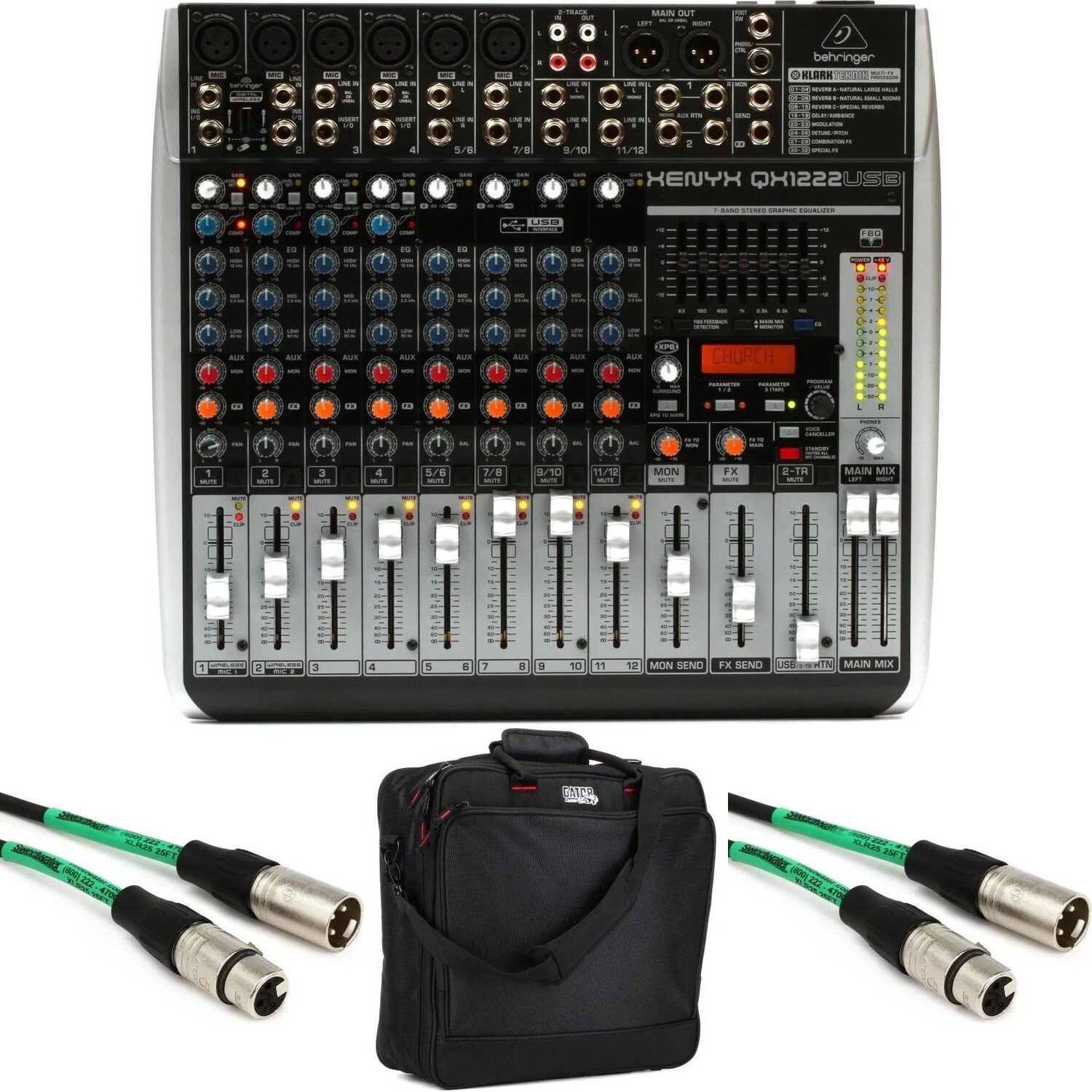 

Новый комплект сумок-миксера Behringer Xenyx QX1222USB