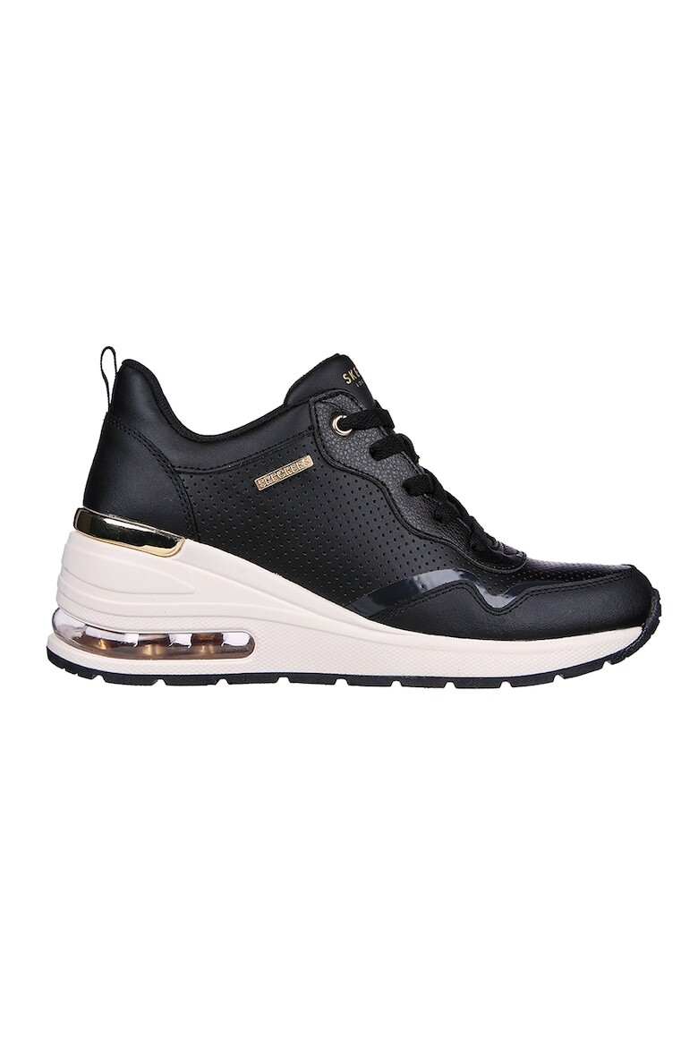 

Зауженные кроссовки Million Air-Hotter Air из кожи Skechers, черный