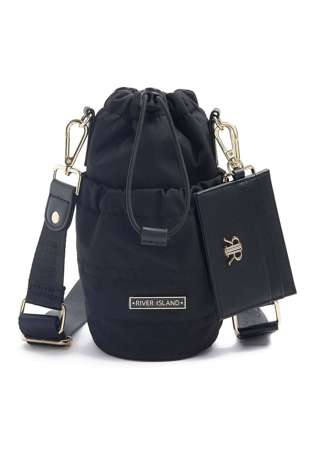 

Сумка через плечо River Island, черная